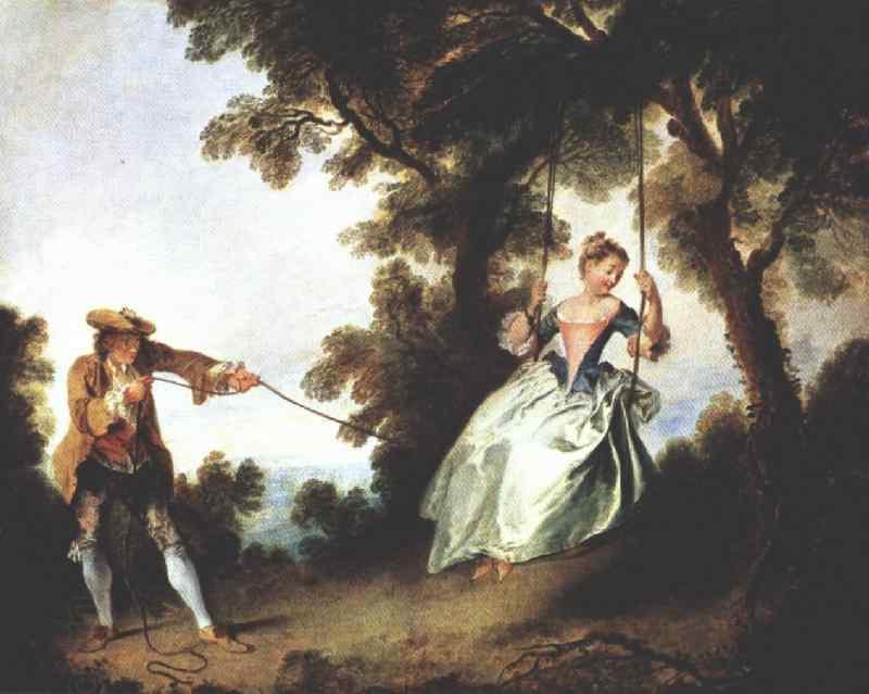 Nicolas Lancret The Swing oil painting picture
